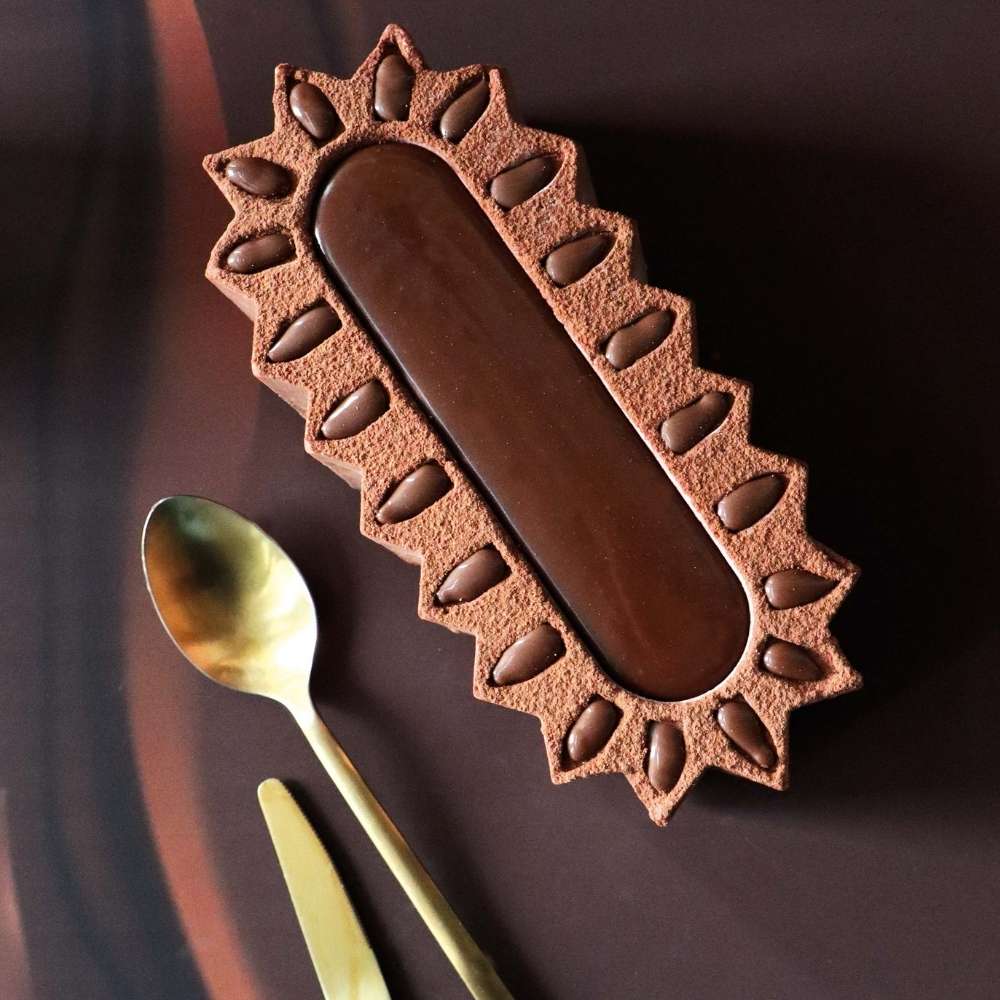 Bûche Noël bûche marquise
